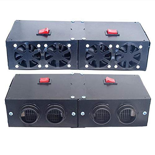 Kinbelle Car Truck Fan Heater Windscreen Demister Defroster Defogger Heating Warmer Windscreen Compact Air Heater 12V 800W