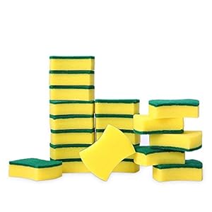 Magiin 20 Pack Heavy Duty Scrub Sponge, Multi-Use Magic Cleaning Sponges Eraser Sponge Cleaning Pads voor Keuken…