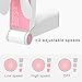 ANUOEXGO Mini Handheld Fan, Personal Portable Cooling Fan Foldable Desktop Table Electric Fan USB Rechargeable Air Conditioning Fan Strong Wind Adjustable 2 Speeds Pocket Size Gift for Office