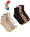 Gold Toe Women's 6 Pack Turn Cuff Socks / 6 Free Sock Clips Included ($5 Value) (Oatmeal/Khaki/Bark/Brown/Coffee/Black)