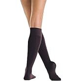 Mondor Light Opaque Knee High Skating Socks (Black, Junior)