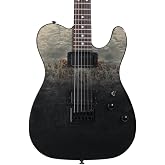 Schecter PT Standard Electric Guitar - Black Fade Burst Burl