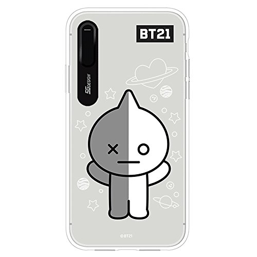 LINE FRIENDS iPhone X Case, BT21 Official Light Up Graphic Case (Van)
