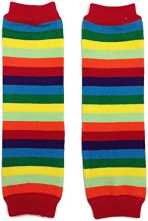 KWC - Colorful Stripes Baby Leg Warmer/ Leggings (Rainbow)