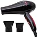 Professional Salon Hair Dryer 2300 Watt with Diffuser, Fast Drying Blow Dryer with Long Cord, Black
