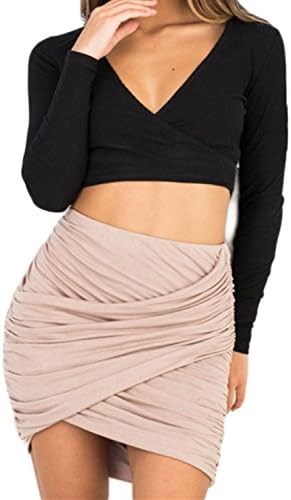 bodycon wrap skirt