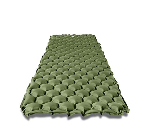 Legit Camping Sleeping Pad - Ultralight Camping Pad for Backpacking and Camping - Sleeping Mat That Holds The Air in for Longer Hours - Compact Camping Mat for Best Outdoor Sleep (Forest Green)