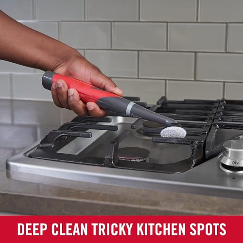 Rubbermaid Reveal Power Scrubber with MultiPurpose & Grout Head