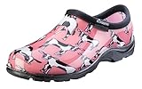 Sloggers Women's Waterproof Rain and Garden Shoe with Comfort Insole, Cow-abella Bubble Gum, Size 7, Style 5117CWP07