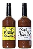 Rudy's BBQ Gift Set (X-Large Original BBQ Sauce, X-Large Sissy BBQ Sauce)
