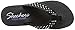 Skechers Women's Meditation Rhinestone Flip Flop, Black, 8 M US