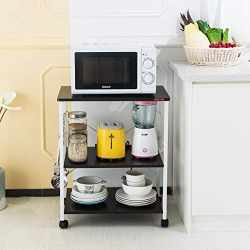 image for Mr IRONSTONE 3-Tier Kitchen Baker's Rack Utility Microwave Oven Stand 
