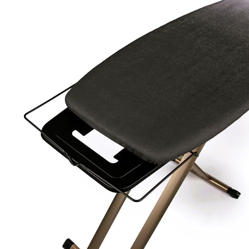 GoldVIP XXL Professional Ironing Board 130 x 47 cm – For Boiler Iron, Lightweight Anodised Aluminium and Stable Structure – Height Adjustable – Made in Europe