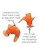 Zoggs 300658-750 Aqua Plugz S/M - Hypo-Allergenic Silicone Ear Plugs (Orange)