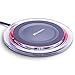 MC Wireless Charger [Sleep-Friendly] Qi Wireless Charging Pad Station for iPhone 8/8 Plus iphone X Samsung Galaxy Note 8 S8 S9 plus S7 S6 Edge Plus Note 5 Nokia Lumia 950 Nexus 5 6 7 Charger