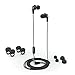 JLab Audio JBudsPRO Premium in-Ear Earbuds with Mic, Guaranteed Fit, Guaranteed for Life - Black