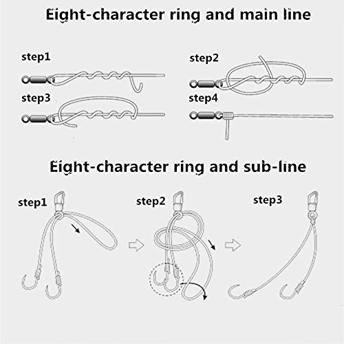 Faironly 150 Stück/Box Angelwirbel Verschiedene Größen Angeln Snap Edelstahl Stecker mit tragbarer Reisebox – Bild 8