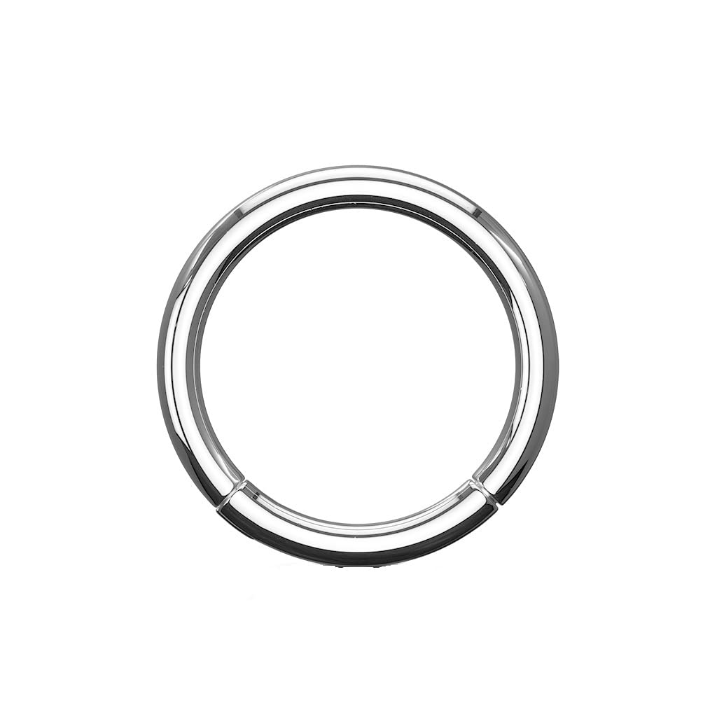 PiercedOff Titanium Hinged Segment Ring - Thickness 18GA (1mm) / Diameter 6mm