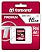 Transcend 16GB SDHC Class 10 UHS-1 Flash Memory Card Up to 45MB/s (TS16GSDU1E)