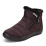 gracosy Warm Snow Boots, Women's Winter Ankle