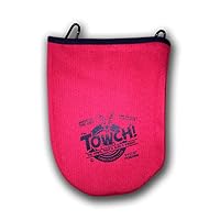 Towch Disc Golf Towel Pouch - 3 to 5 Disc Bag - Choice of 11 Colors - (Rowdy Red)