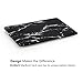 ZINMARK 13 Inch Laptop Case Cover Compatible with MacBook Air 13.3 Inch A1369 / A1466, Plastic Folio Hard Cover Casee - Black Marble