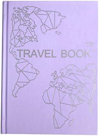Travel Notebook, Purple Journal Notebook with Check/ToDo/Must See Lists, Useful Information for Travelers, 10 Travels Planner, Perfect Gift for Men&amp;Women! Travel Book - Collection of moments.