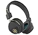 JLab Audio Studio ICON Bluetooth Wireless On-Ear Headphones | Ultra-Plush Cushions | Wireless Headphones | 13 Hour Bluetooth Playtime | 40mm Neodymium Drivers | Track Control | Microphone | Black Gold