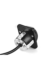 E KYLIN   Cable de extensión de vídeo RCA para aparcamiento de coche (frontal y lateral, incluye cámara de visión trasera de 19.7 ft, cable de alimentación de 3.9 ft y cable de alimentación de 0.083 in de diámetro, para conectar y reproducir, visión noctu