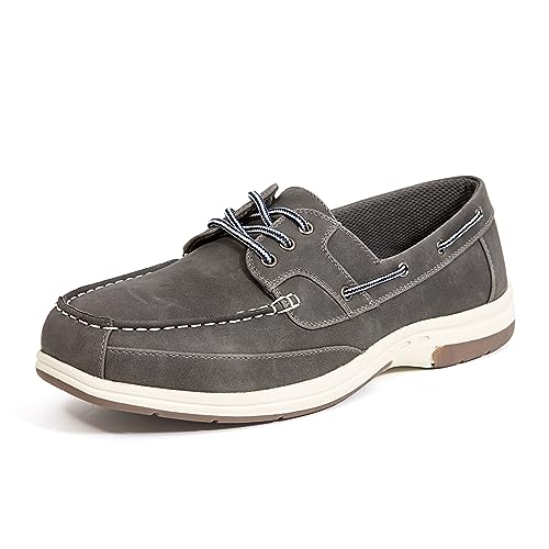 Deer Stags mens Mitch Boat Shoe, Dark Grey, 11.5 US