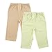 Touched by Nature Unisex Baby Organic Cotton Pants, Green, 3-6 Months