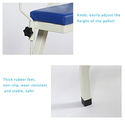 DZWJ Folding Portable Gynecological Examination Bed, Outpatient Medical Gynecological Bed Examination Chair, Women Nursing Equipment,Pink