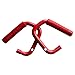 IPARTS Red Front Grab Handle Red Hard Mount Solid Steel Grab Handle Grab Bars for 07-17 Jeep JK Wrangler 2 & 4 Door Pair