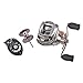 Spinning Reel Aluminum Body 66 LBs Max Drag High Speed Gear Ratio Left/Right Interchangeable Collapsible Handle Super Smooth Deep Sea Spin Reel for Saltwater and Freshwater