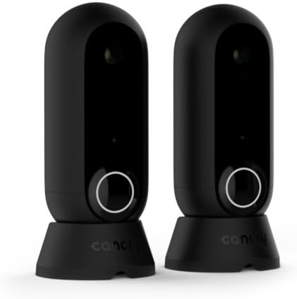 Canary Flex 2 Pack Outdoor Indoor Home Security Camera, Weatherproof, Wire-Free or Plugged in, 2-Way Talk, Baby Monitor