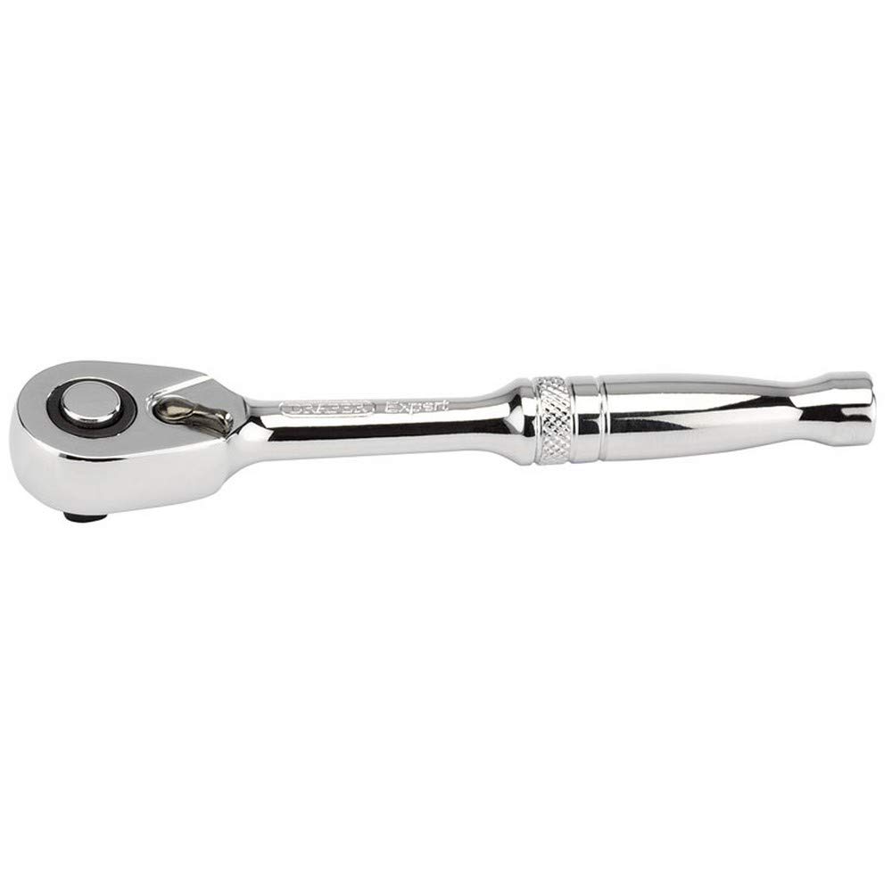 Draper 26505 1/4-Inch Square Drive 72 Tooth Micro Head Reversible Ratchet
