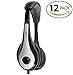 Avid AE-35 12 Pack White Personal Classroom Headphones