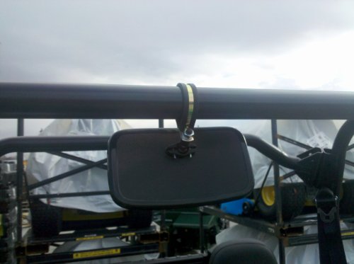 Rear-View-Mirror-Fits-Polaris-and-John-Deere-UTVs-w-ROUND-ROLL-BARS Rear-View-Mirror-Fits-Polaris-and-John-Deere-UTVs-w-ROUND-ROLL-BARS