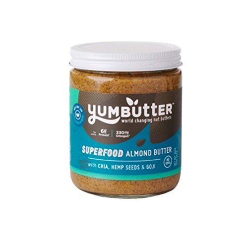 Yumbutter Nut and Seed Butter, 16 oz. Jar - Superfood Almond Butter - Thumbnail 3