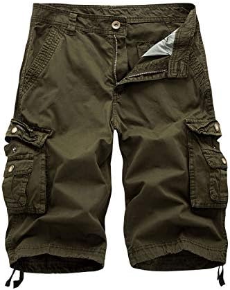 HHGKED Men's Twill Cargo Shorts