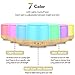 Essential Oil Diffuser, 500ml Aromatherapy Diffuser for Essential Oils Portable Oil Diffuser Ultrasonic Humidifier with 4 Timer Set, Adjustable Mist Mode, Auto Waterless Shut Off and 7 Color LED Light