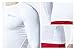 TSLA Men's UPF 50+ Compression Shirts, Cool Dry Long Sleeve Athletic Tops, Sports Baselayer Workout Shirt, Zero White, Medium