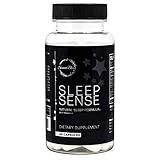 Sleep Sense - Natural Sleep Aid with Melatonin, Magnesium, GABA, L-Theanine, 5-HTP Non Habit Sleeping Pills
