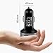 USB Car Charger OIYEA Dual USB Fast Speed Adapter With LED Display Car Voltage and phone Current for iPhone and Android Phone Etc