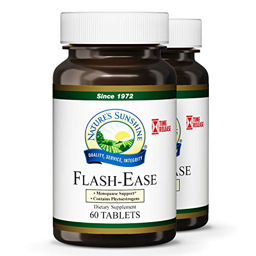 Nature's Sunshine Flash Ease T/R, 60 Tablets, 2 Pack, Provides Support for The Glandular System During Menopause for Women Nature's Sunshine Flash Ease T/R, 60 Tablets, 2 Pack, Provides Support for The Glandular System During Menopause for Women