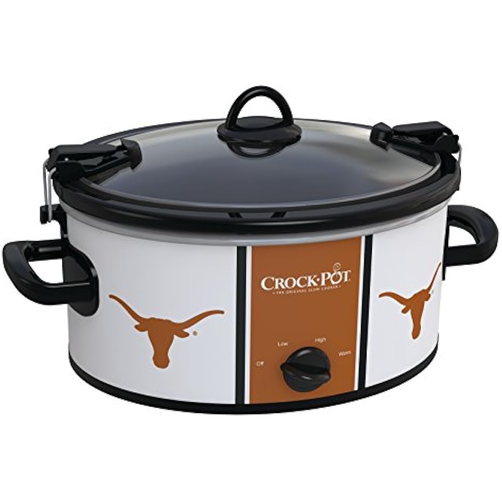 Texas Longhorns Collegiate CrockPot Cook & Carry Slow Cooker, 6 Quart