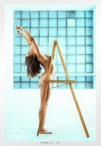 "The Artist" - limited edition hand signed and numbered artwork - photographic print of nude woman