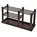 SONGMICS Bamboo Shoe Bench, Shoe Rack for Boots, Entryway Storage Organizer, 3-Tier Shoe Shelf, for Hallway, Bathroom, Living Room, Corridor, Brown ULBS06Z