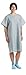 Head2Toe Star Straight Back Closure Unisex Hospital Gown (2pk)