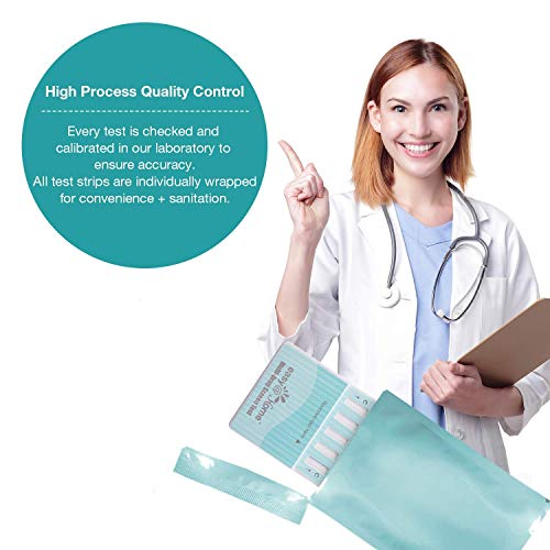 EasyHome 12 Panel Instant Drug Test Kits Testing Marijuana (THC),COC